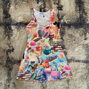 Kittens and Ice Cream Dress 🐱🍦